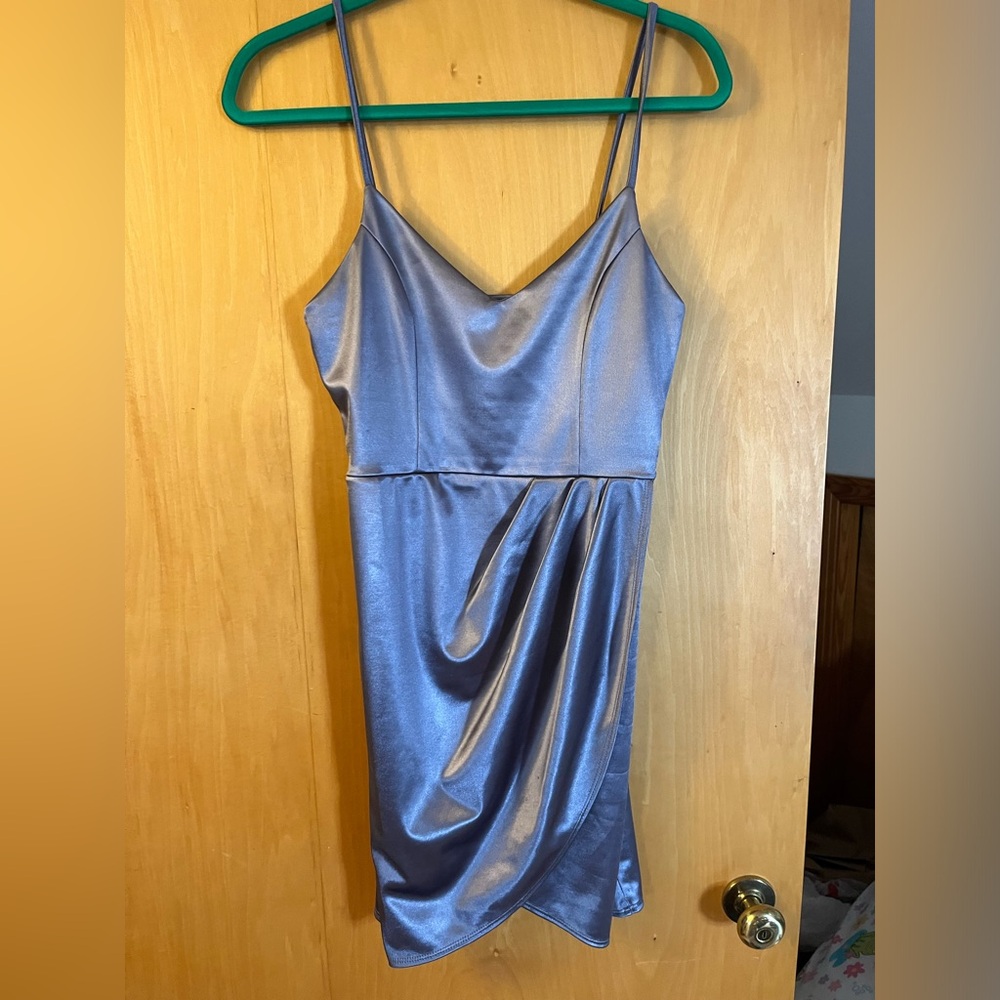 metallic lulus dress